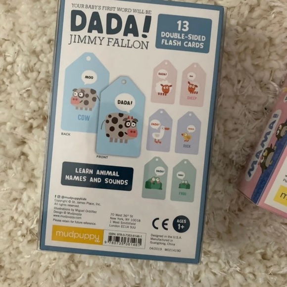 NWT! Flash cards- Jimmy Fallon Mama/Dada - Picture 3 of 4